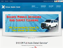 Tablet Screenshot of deluxemobiledetail.com